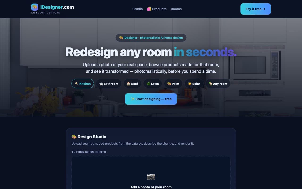 iDesigner.com home page